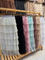 دامن طبقه ای تور🥹