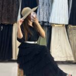 دامن طبقه ای لبه تور
