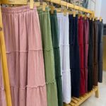 دامن نخی نگین کار شده شیک