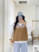 بلوز بافت طرح دوتیکه🎀 - Image 6